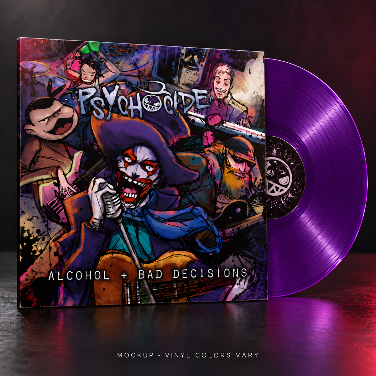 Psychocide — Alcohol & Bad Decisions Vinyl