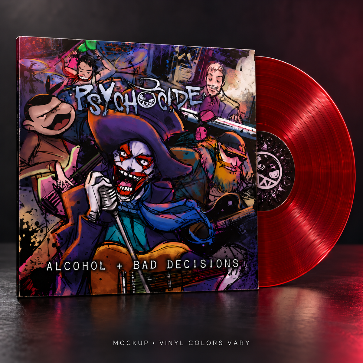 Psychocide — Alcohol & Bad Decisions Vinyl